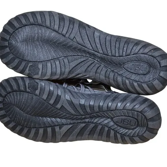 NWOT JBU Womens Juliet SlipOn Casual Memory Foam Gray Shoes Sandals Strappy Sz 8 - Picture 8 of 9